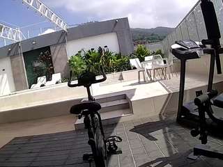 voyeurcam casa salsa gym bike